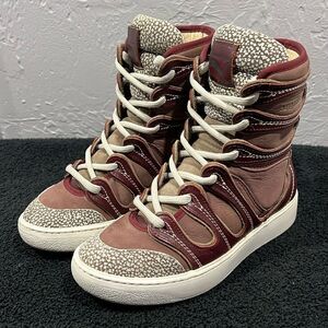 🔥🔥 Vintage ALEXANDER McQUEEN x PUMA Hi-Top Sneaker BOOTS - Women Sz 5.5 - EUC